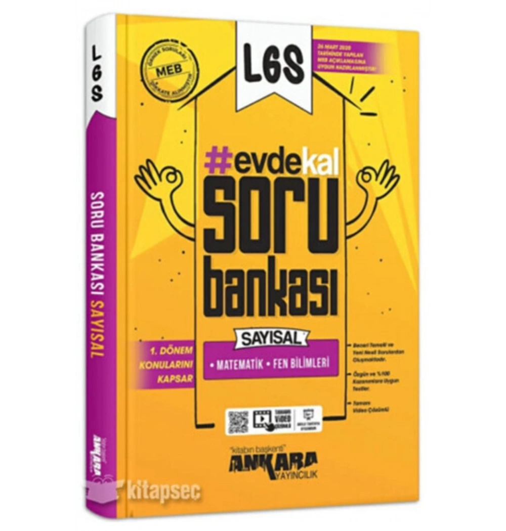 8. Sınıf Lgs Sayisal Soru Bankasi 1.Dönem Konulari Ankara Yayın