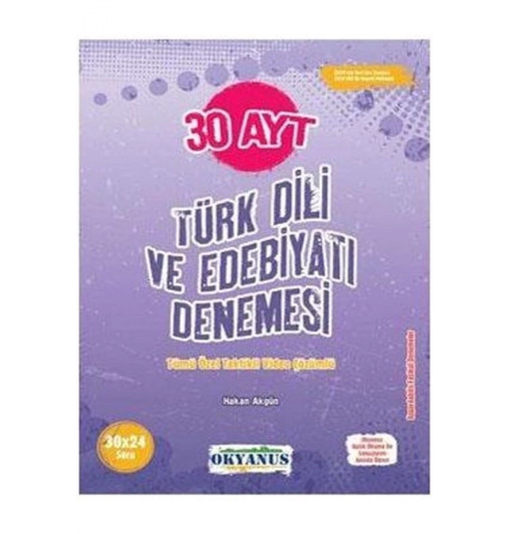 Okyanus Ayt Türk Dili Edebiyatı 30 Denemesi