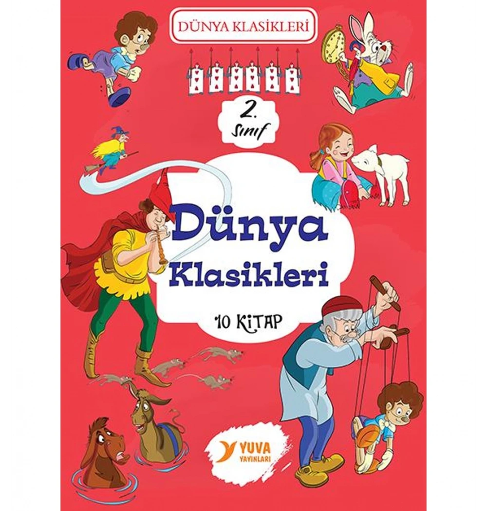 Dünya Klasikleri 10 Kitap Set 2.Sınıf  Yuva Yayınları