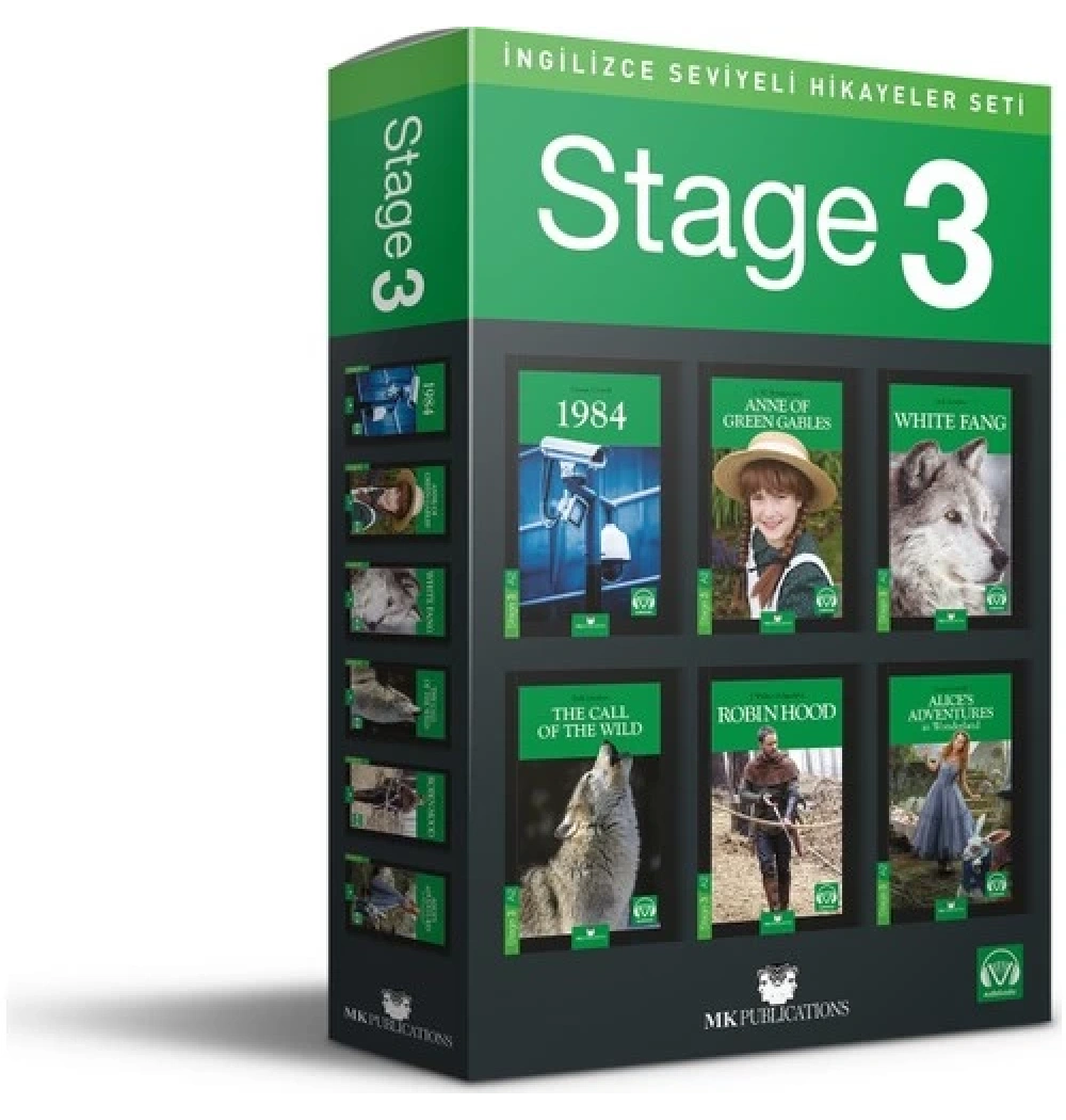 İngilizce Seviyeli Hikayeler Seti Stage-3  Mkpublıcatıons