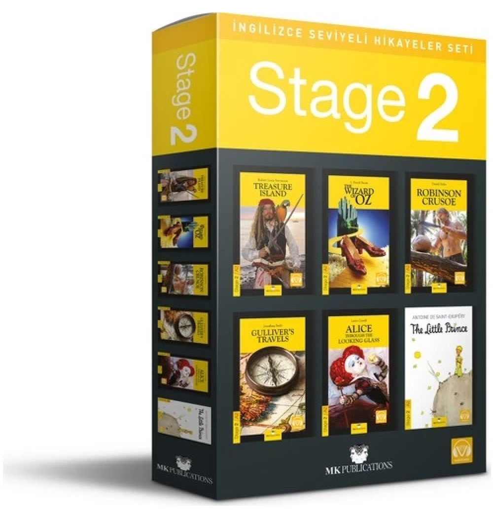 İngilizce Seviyeli Hikayeler Seti Stage-2  Mkpublıcatıons