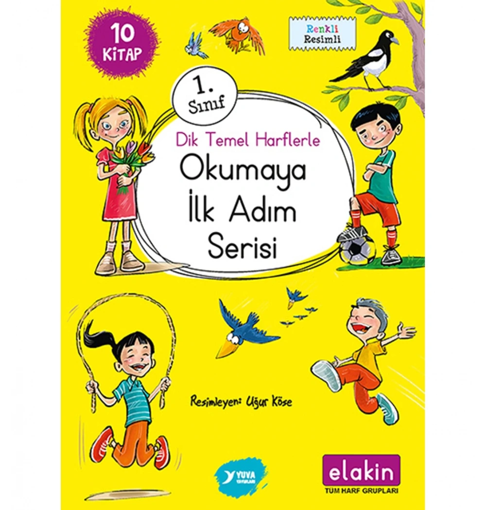 Dik Temel Harflerle Okumaya İlk Adım Serisi 1.Sınıf Seti
