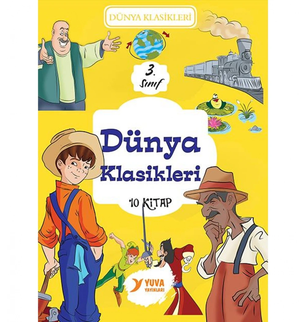 Dünya Klasikleri 10 Kitap  3.Sınıf  Yuva Yayınları