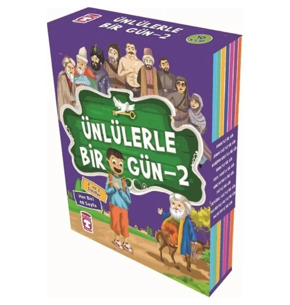 Ünlülerle Bir Gün 2.Set 10 Kitap Timaş Çocuk
