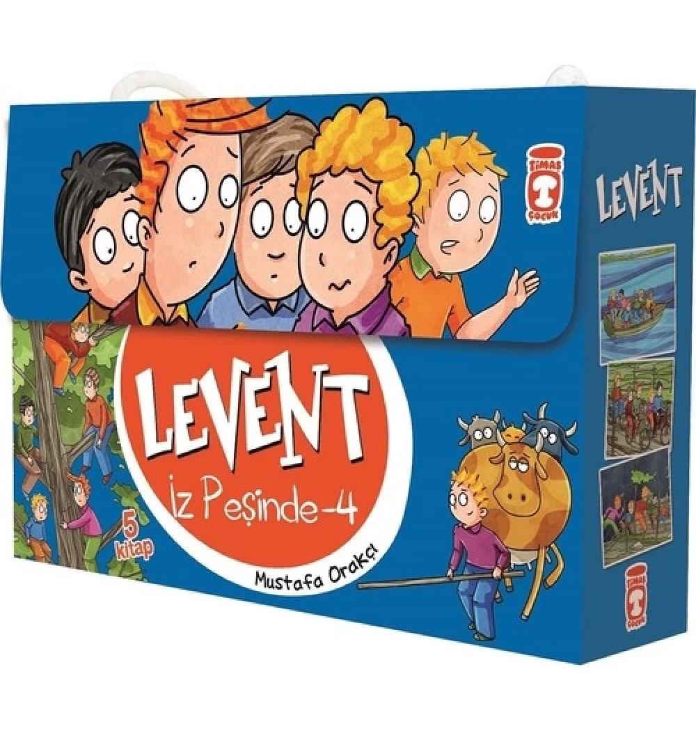 Levent İz Peşinde 4-  5 Kitap Timaş Çocuk