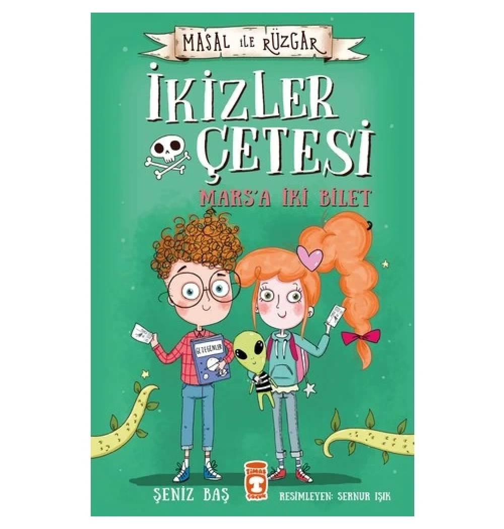 Masal İle Rüzgar İkizler Çetesi Marsa İki Bilet Ciltli Şeniz Baş Timaş