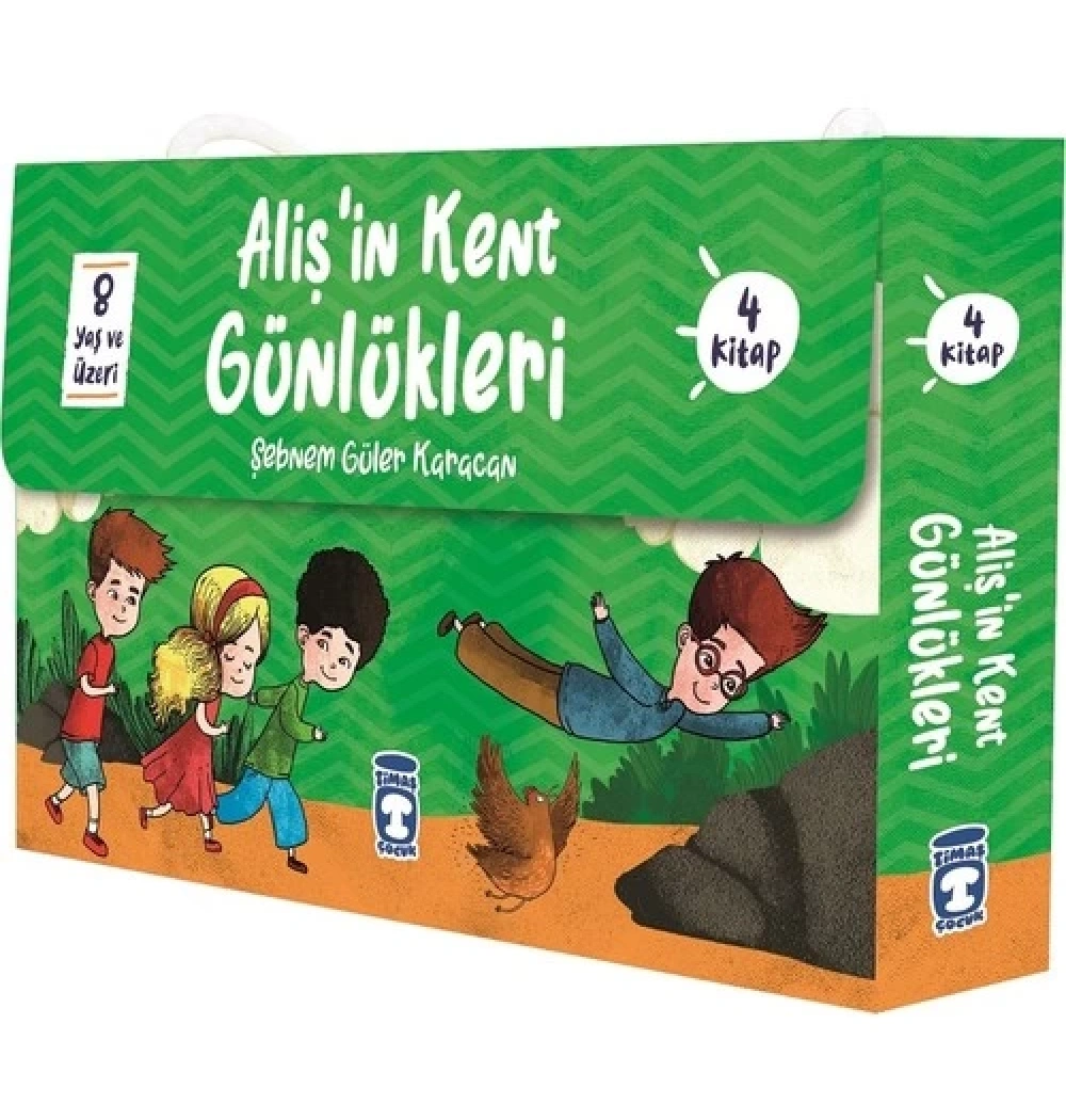 Alişin Kent Günlükleri 4 Kitap 8+ Yaş Timaş