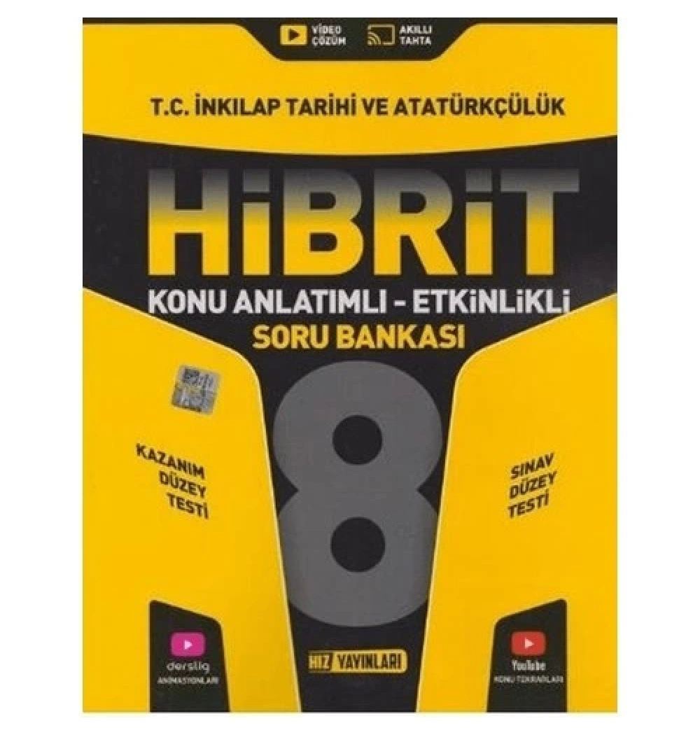 Hız 8.Sınıf İnkilap Tarihi Hibrit Konu Anlatımlı Etkinlikli Soru Bankası