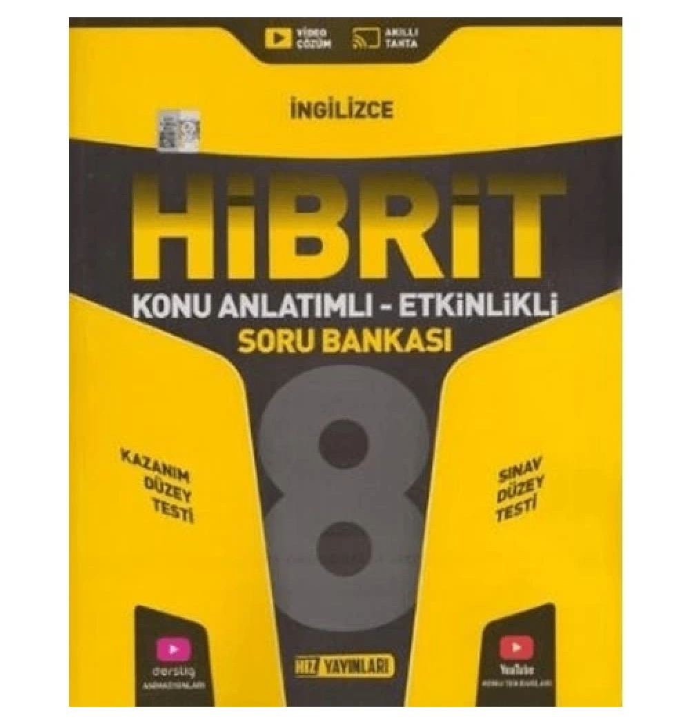 Hız 8.Sınıf İngilizce Konu Anlatımlı Etkinlikli Soru Bankası