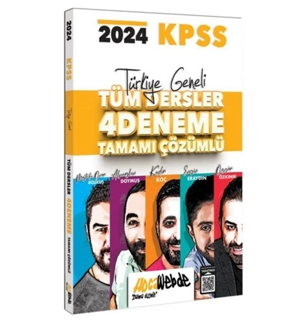 2024 Kpss Tüm Dersler 4 Çözümlü Deneme Türkiye Geneli  Hocawebde
