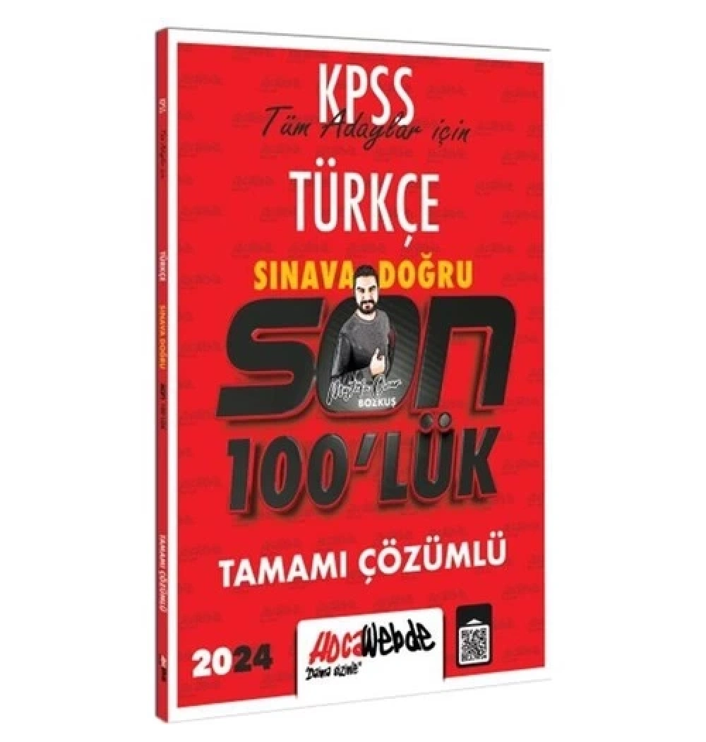 Kpss Tüm Adaylar Türkçe Sınava Doğru Son 100 Lük Çözümlü  Hocawebde