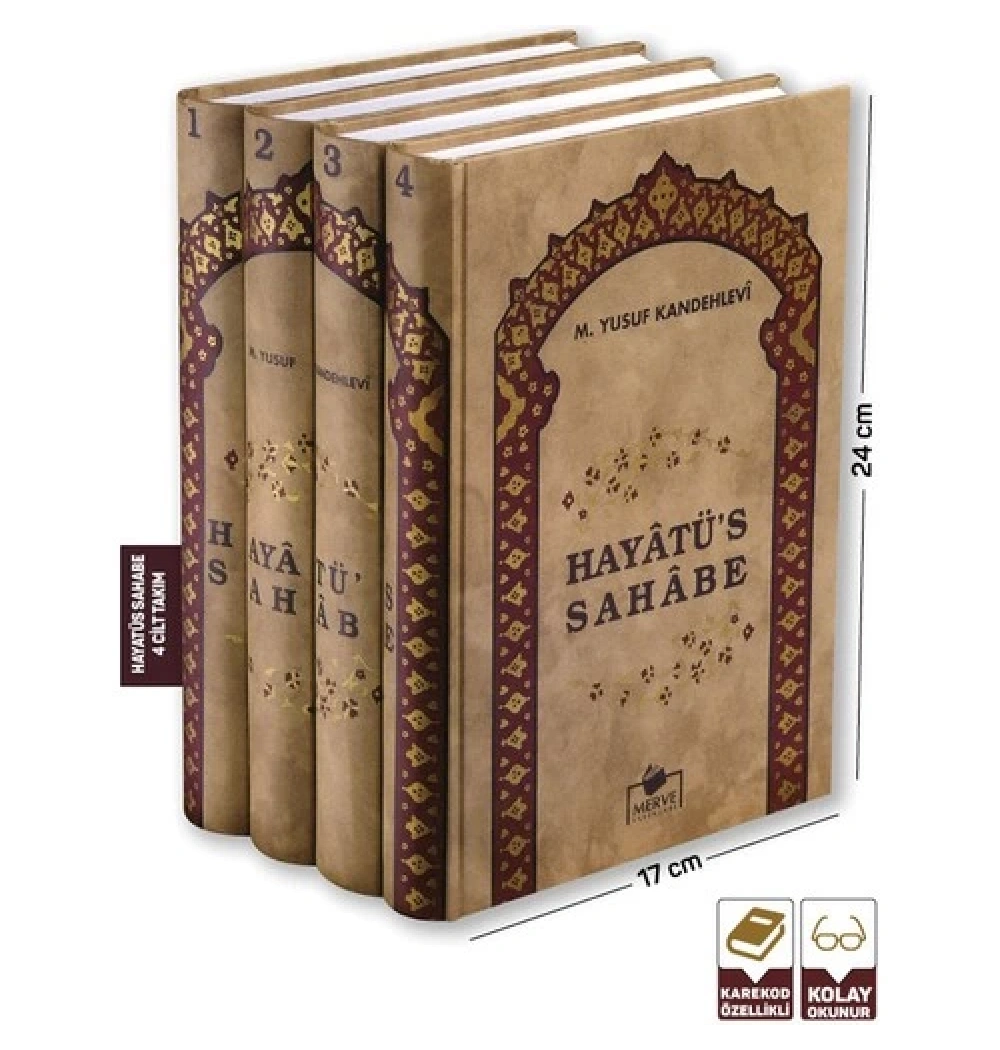Hayatüs Sahabe 4 Cilt 1.Hamur Yusuf Kandehlevi Merve Yayın