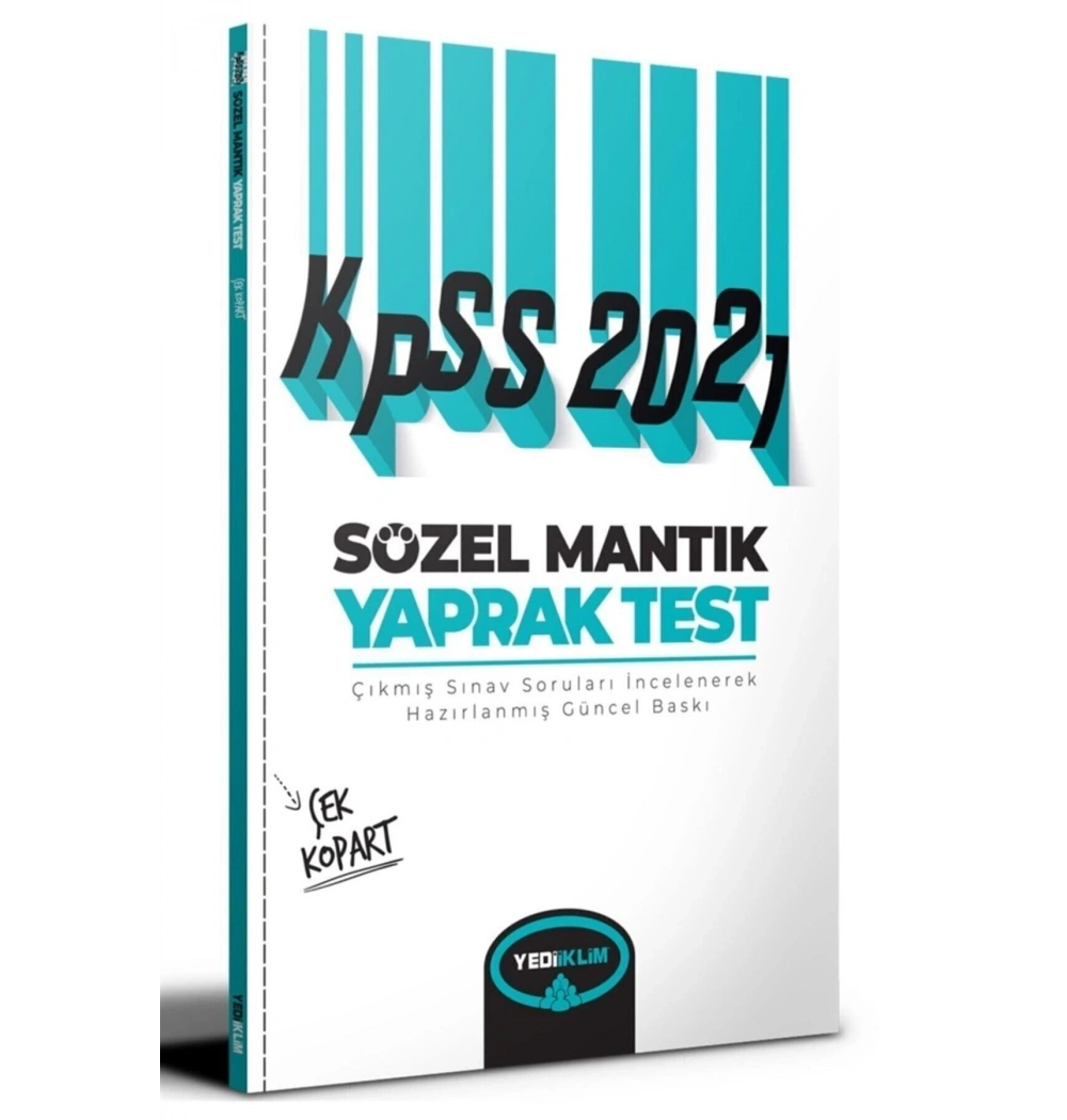 Kpss 2021 Sözel Mantık Yaprak Test Yediiklim