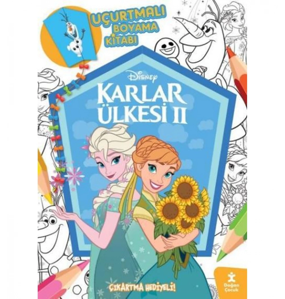 Dısney Karlar Ülkesi 2  Uçurtmalı Boyama  Kitabı  Doğan Çocuk