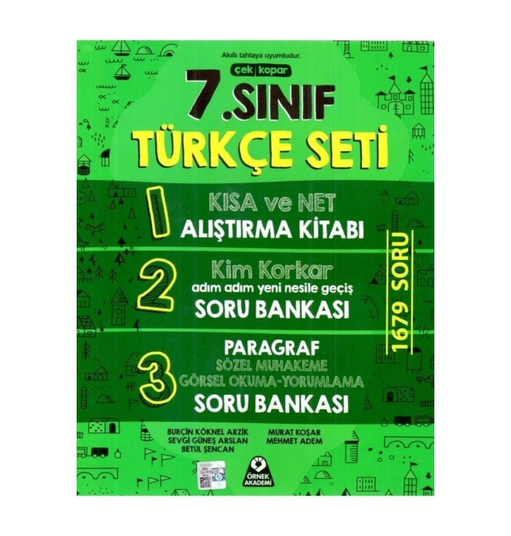 7.Sınıf Türkçe Seti Örnek Akademi