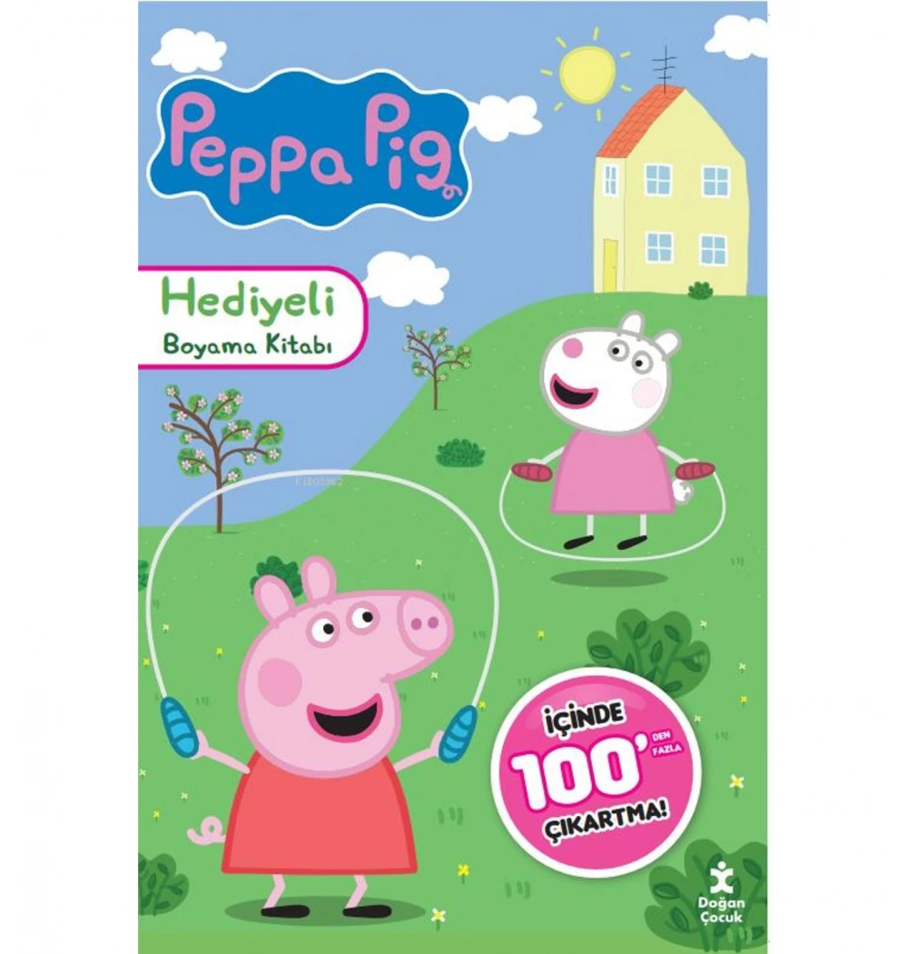 Peppa Big 100 Çıkartma Hediyeli Boyama Kitabı     Doğan