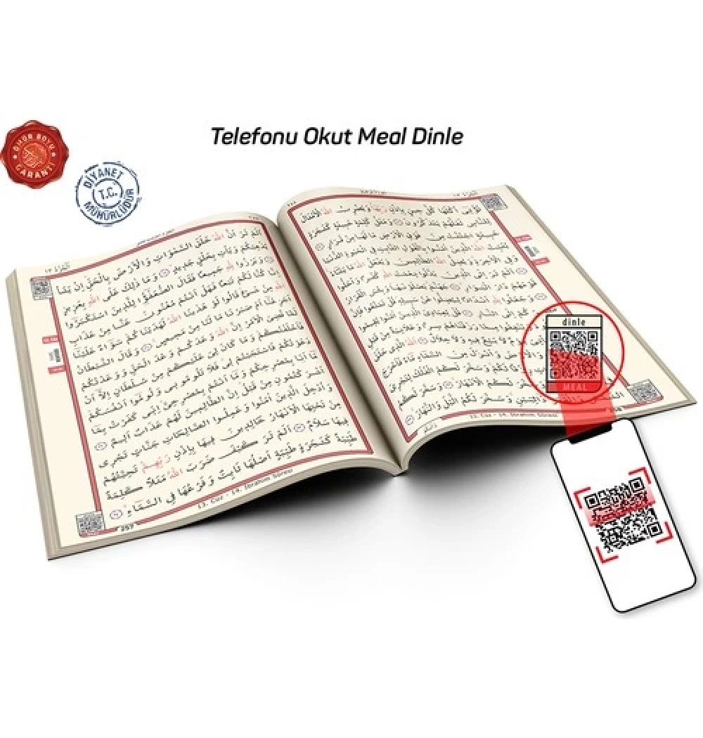 Merve Hatim 30 Cüz Orta Boy Çantalı