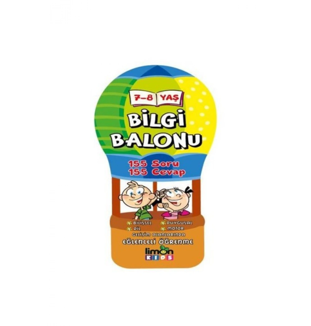 Bilgi Balonu Kartela 7-8 Yaş Limon Kids