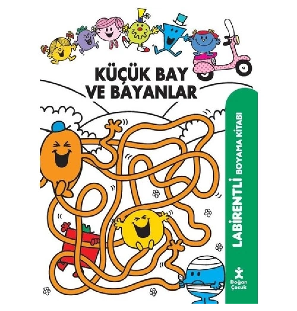 Küçük Bay Ve Bayanlar  Labirentli Boyama Doğan Çocuk