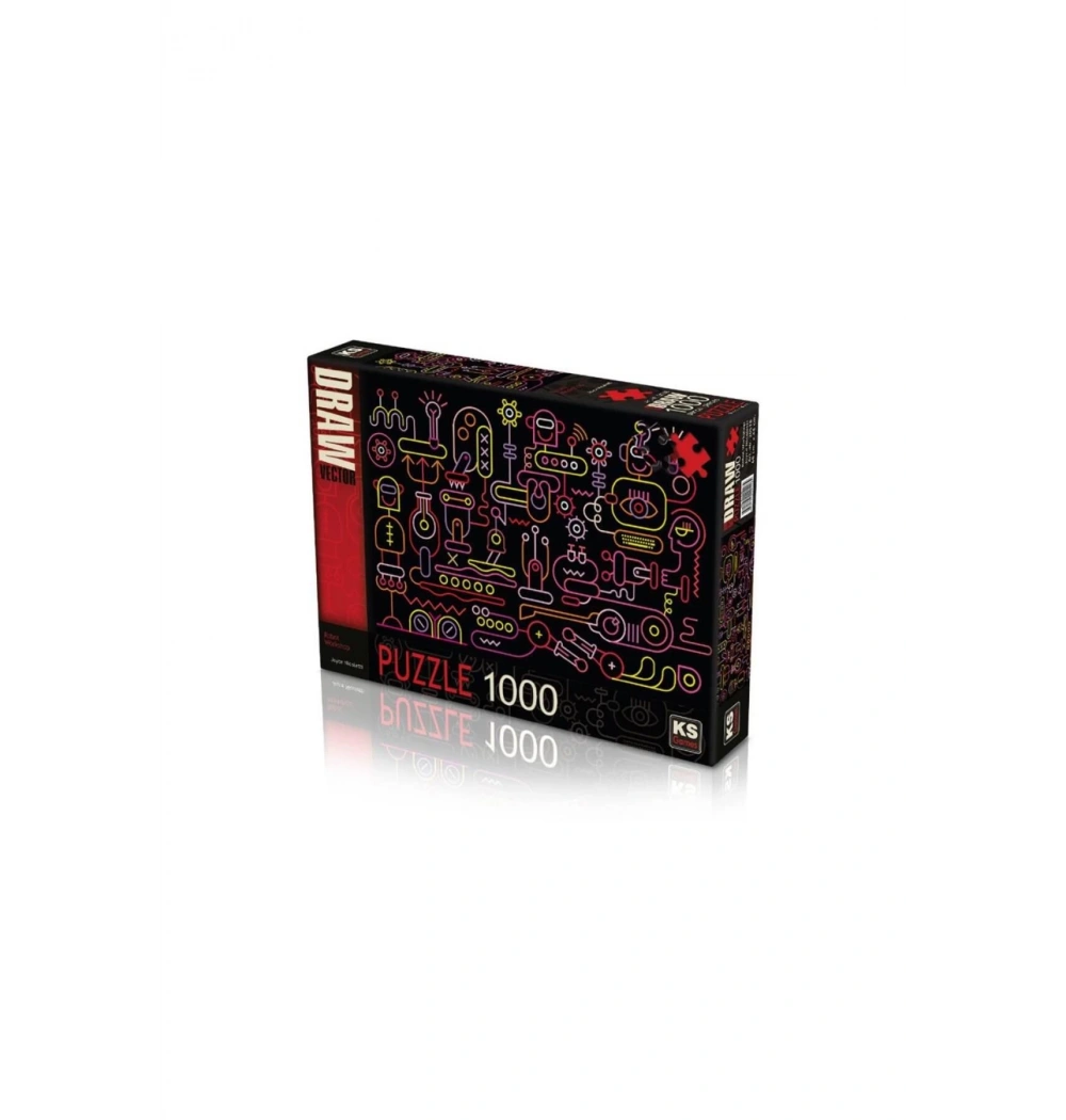 Ks Games Puzzle 1000 Robot Workshop
