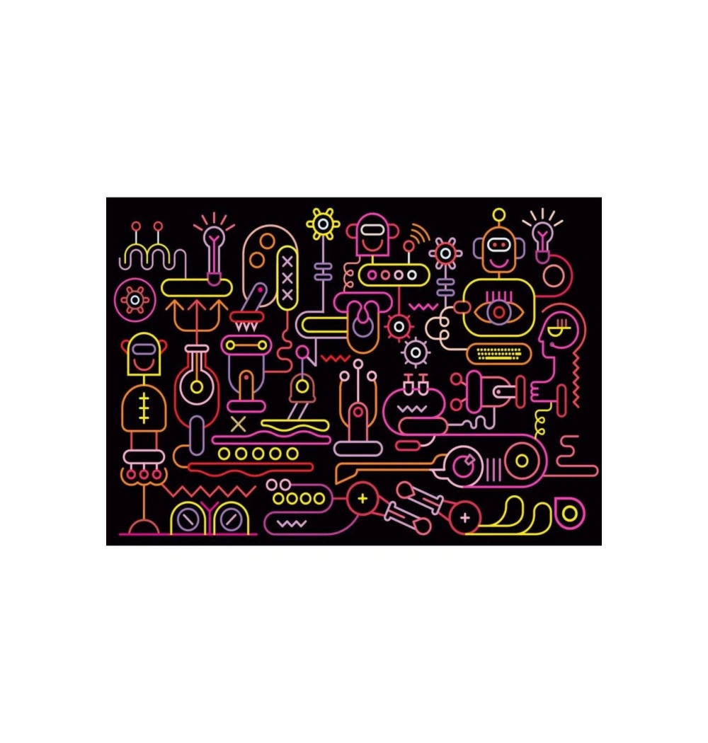 Ks Games Puzzle 1000 Robot Workshop