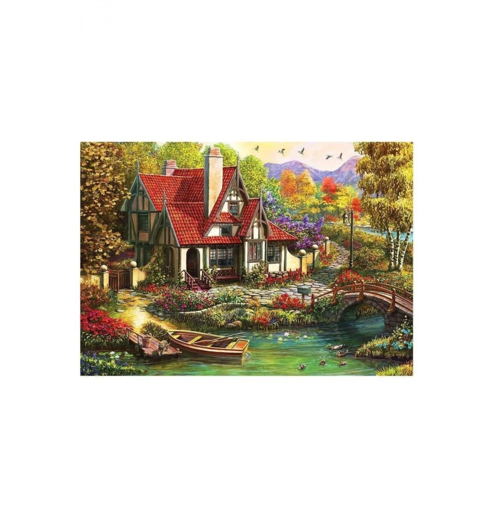 Ks Games Puzzle 1000 Rıversıde Cottage