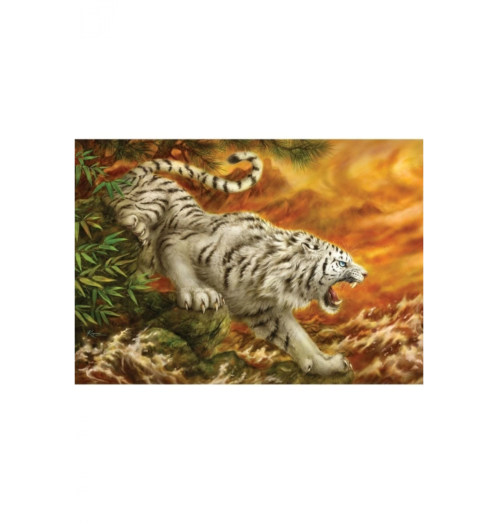 Ks Games Puzzle 1000 Whıte Tıger