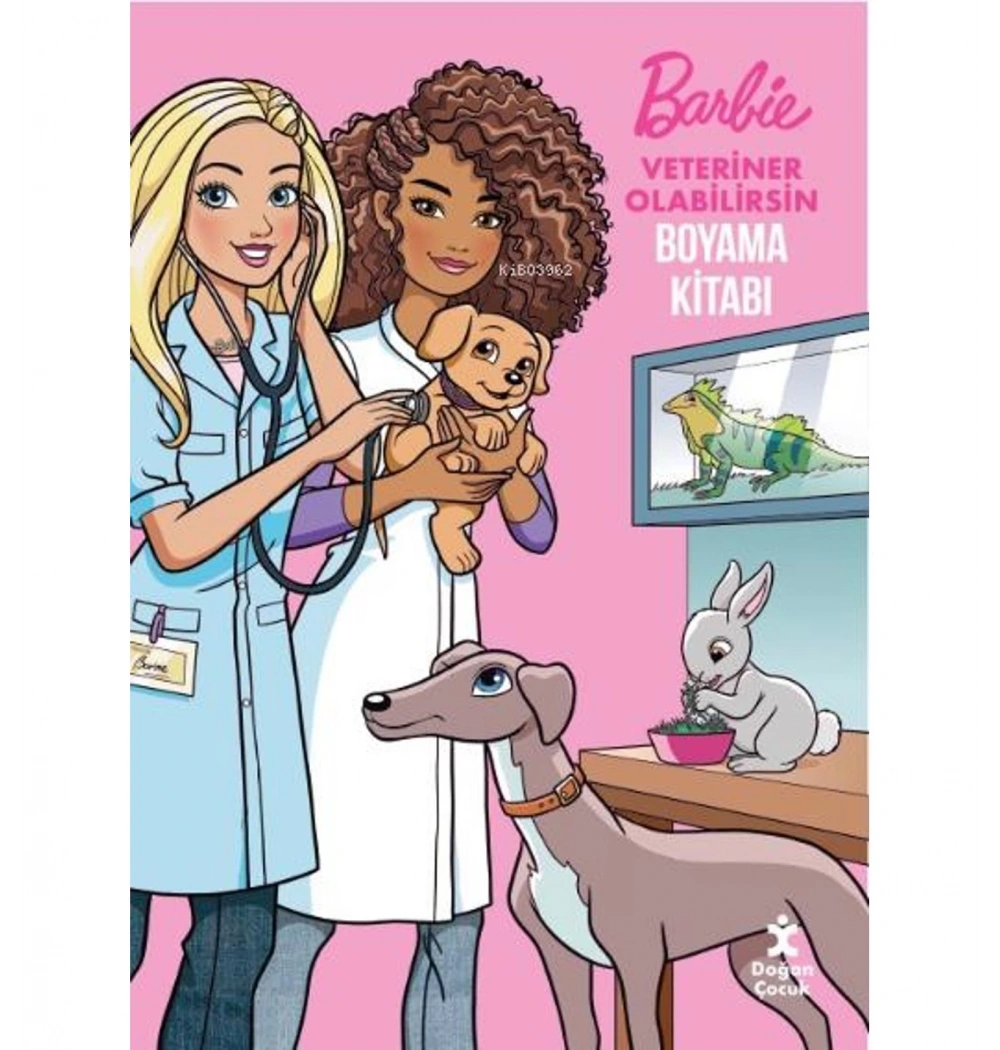 Barbie Veteriner Olabilirsin Boyama Kitabı