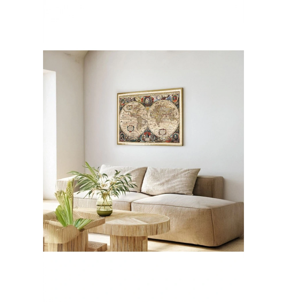 Ks Games Puzzle 2000 17Th Century World Map