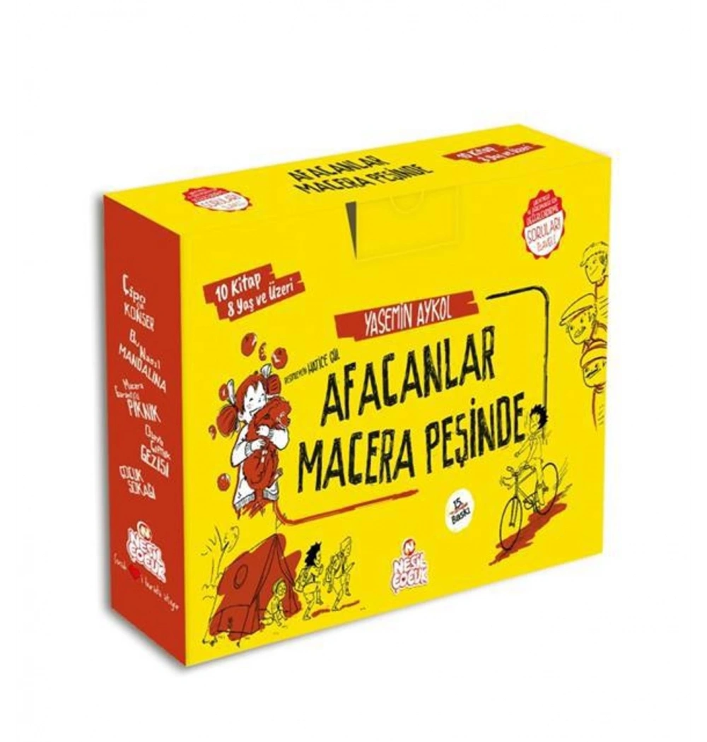 Afacanlar Macera Peşinde 10 Kitap Set  Yasemin Akyol  Nesil Basım