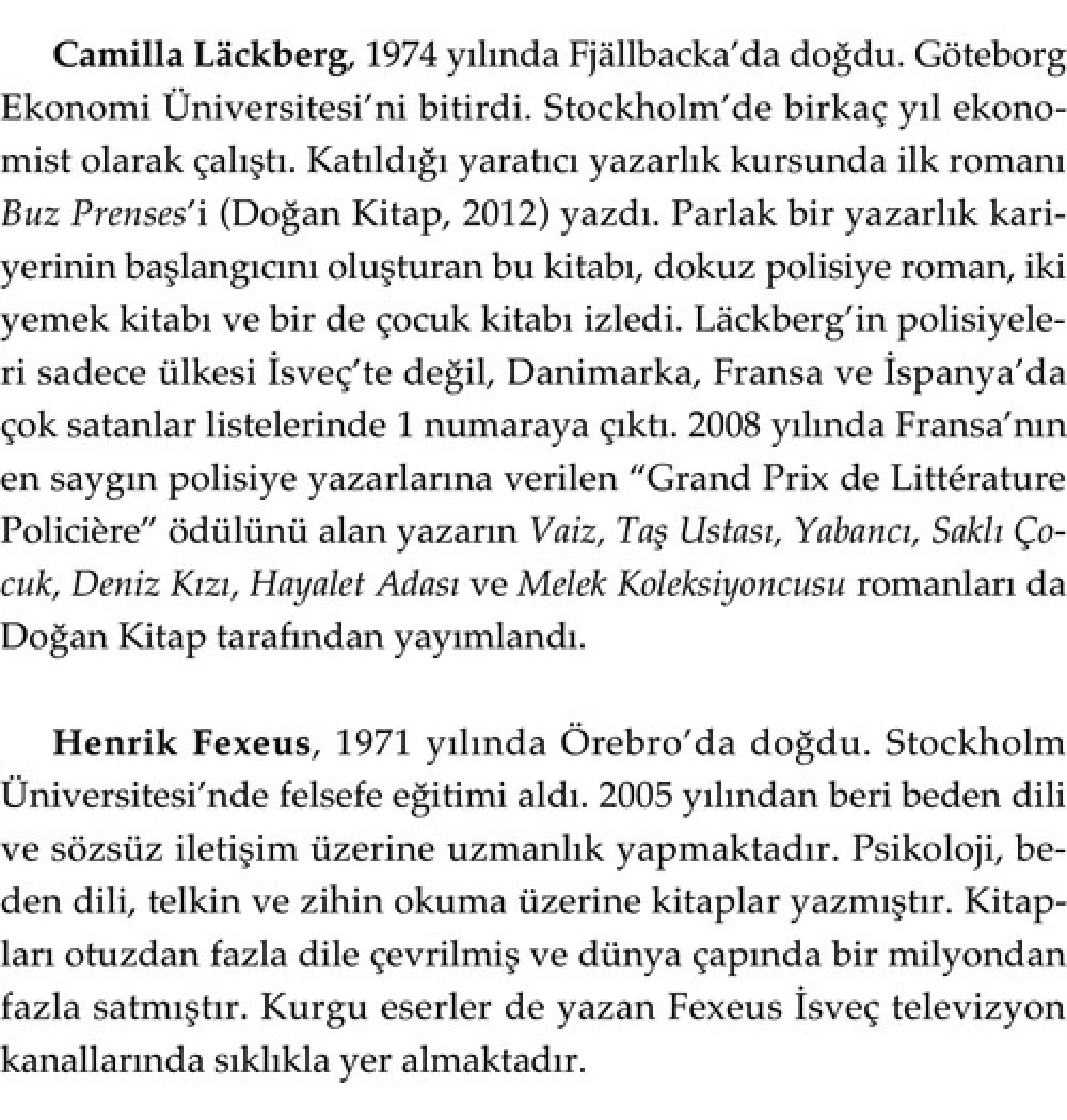 Şifre Camılla Lackberg Doğan Kitap