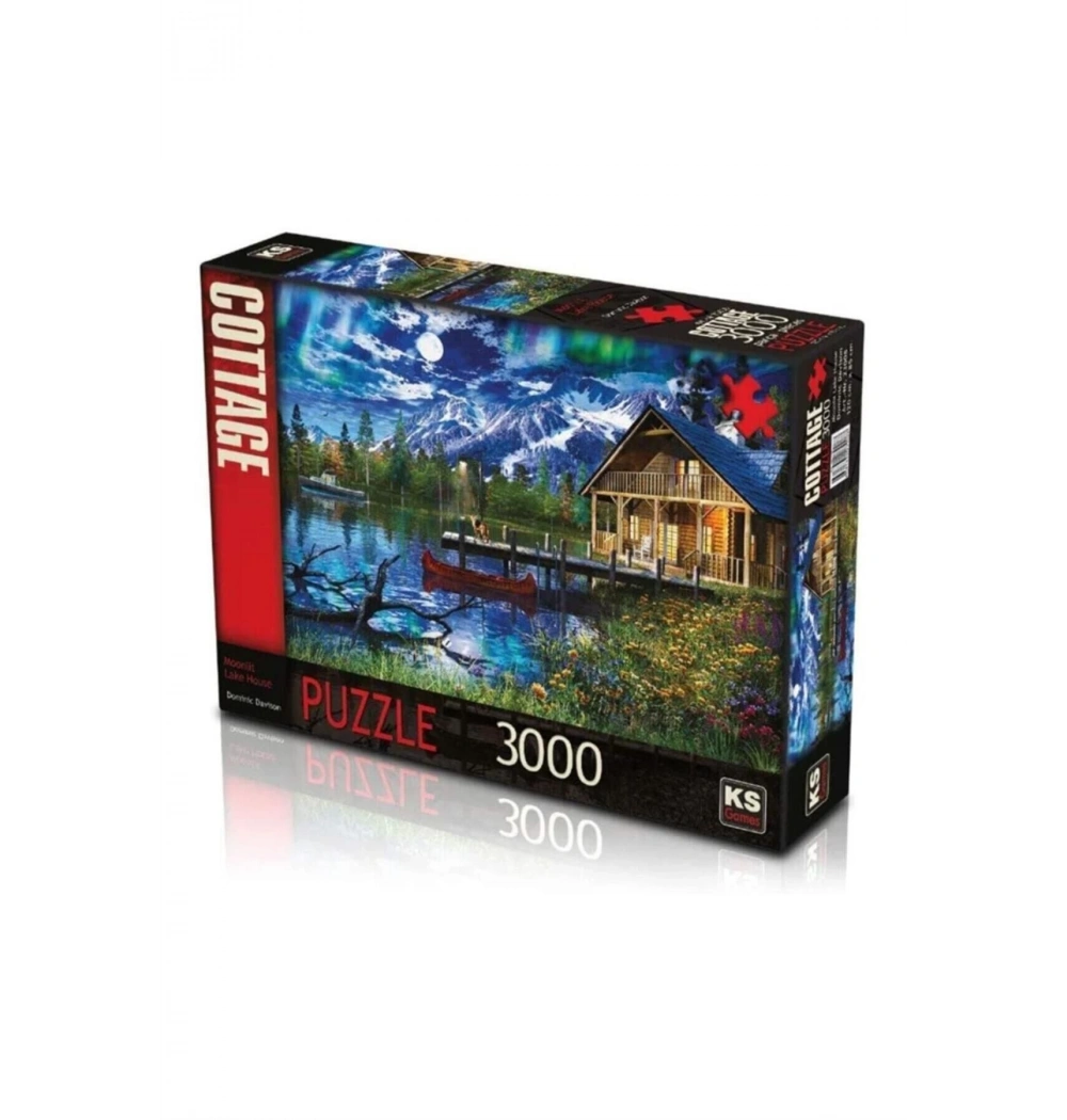 Ks Games Puzzle 3000 Moonlıt Lake House