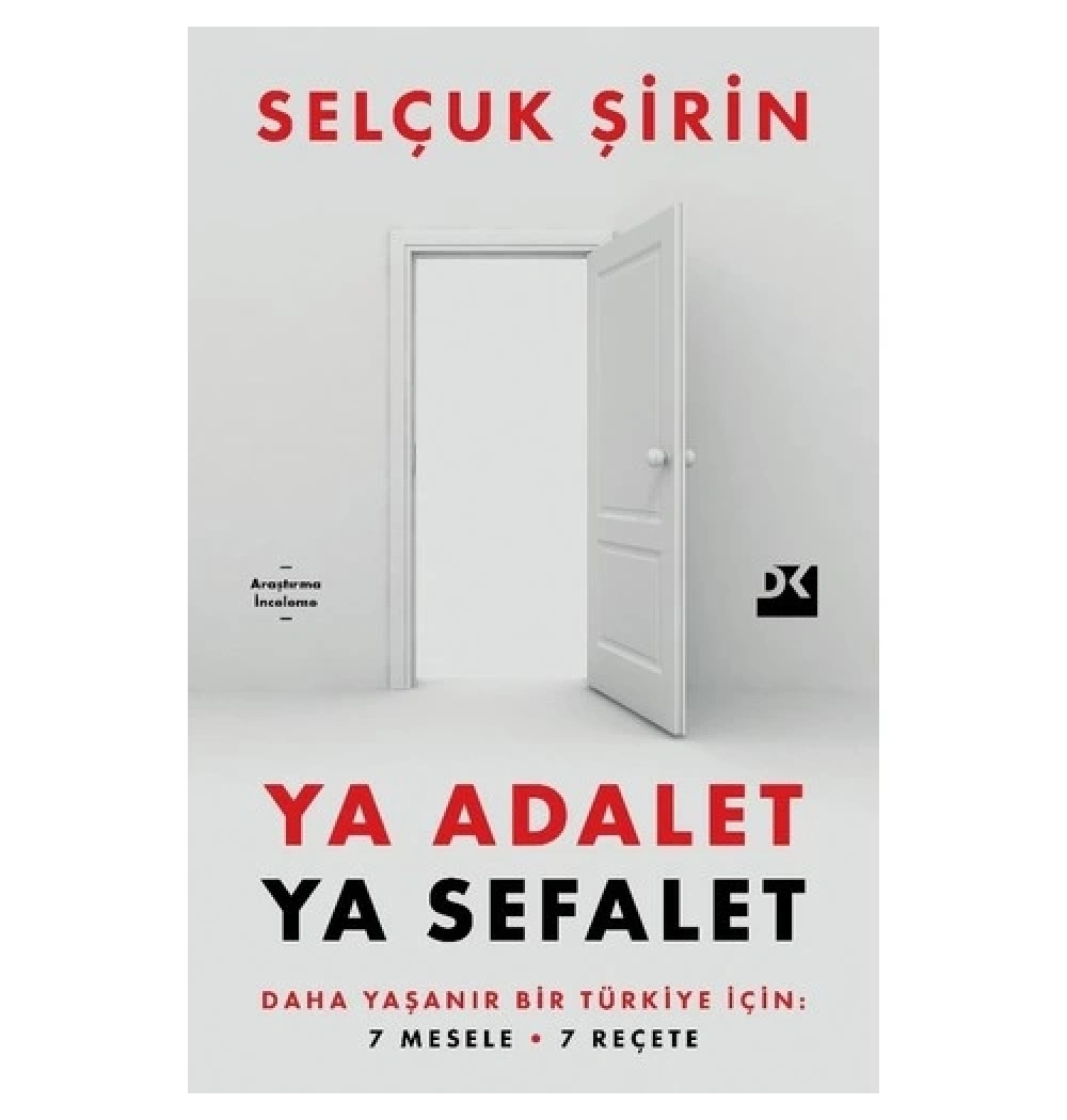 Ya Adalet Ya Sefalet  Selçuk Şirin  Doğan Kitap