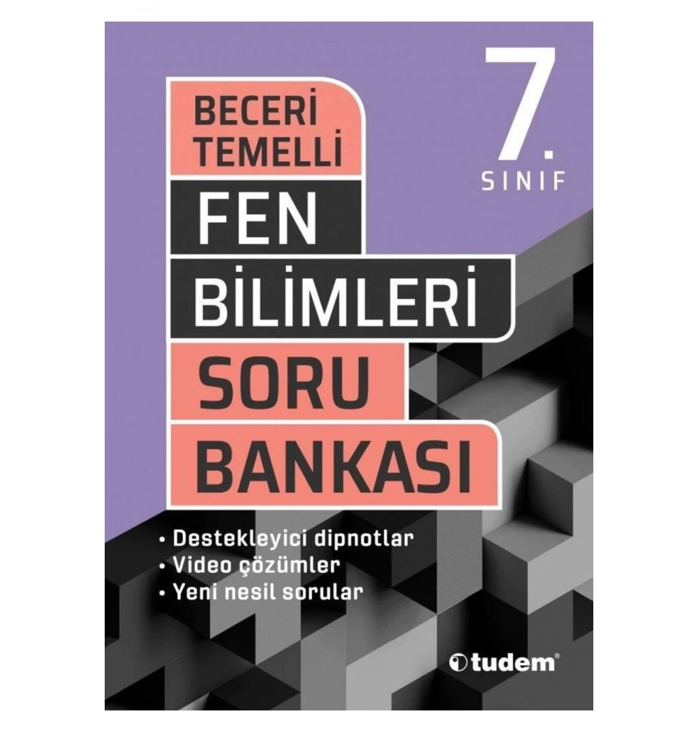 Tudem 7.Sınıf Fen Bilimleri Beceri Temelli Soru Bankası