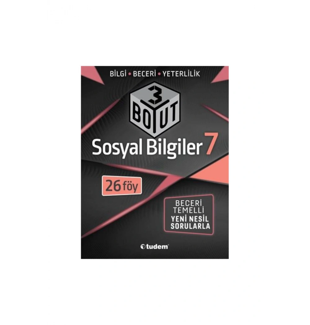Tudem 7.Sınıf Sosyal Bilgiler 3 Boyut 26 Föy Bilgi Beceri Yeterlilik
