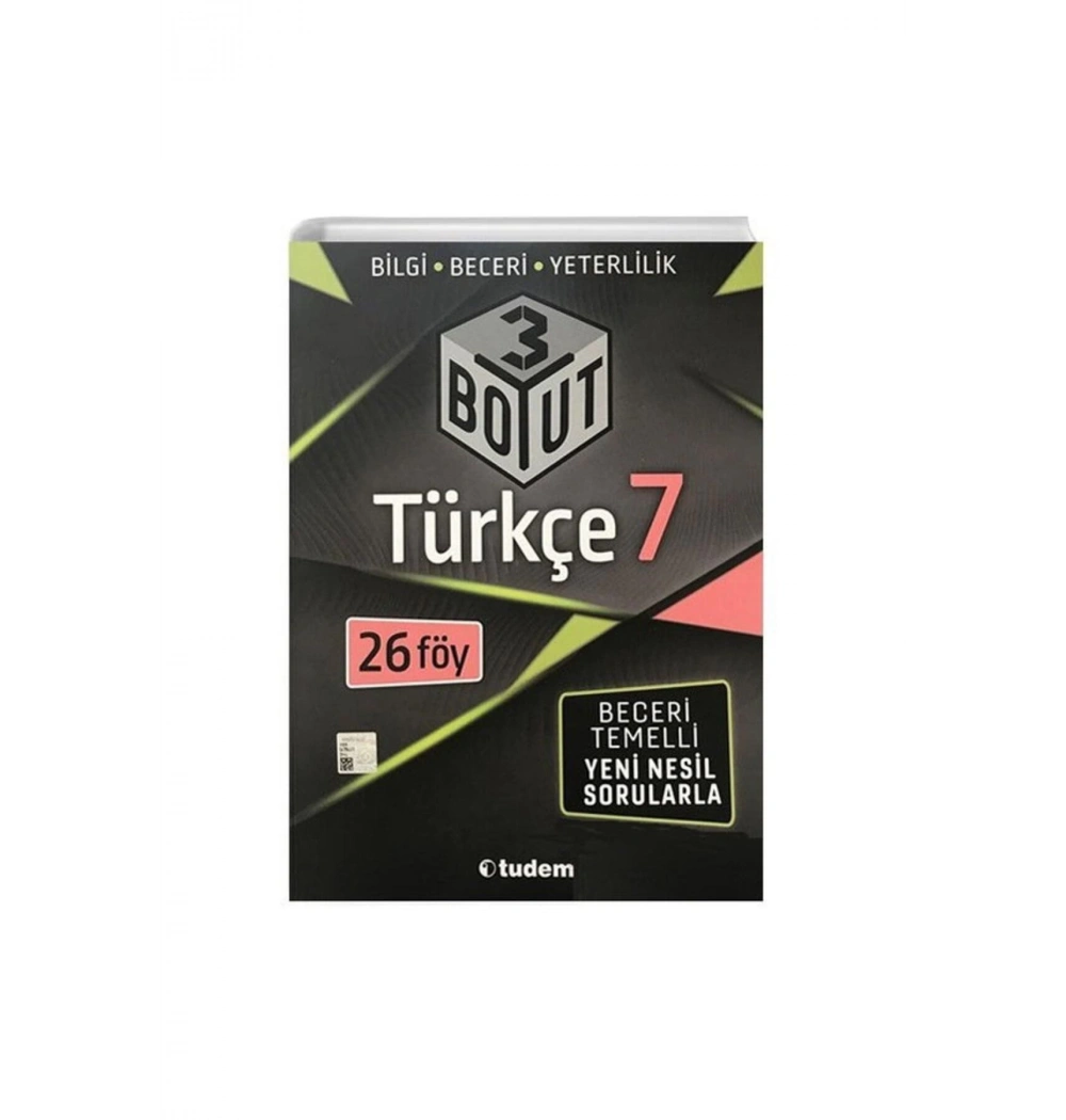 Tudem 7.Sınıf Türkçe 3 Boyut 26 Föy Bilgi Beceri Yeterlilik