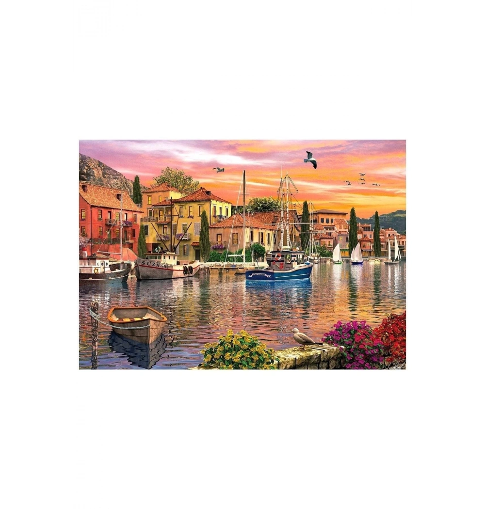 Ks Games Puzzle 2000 Harbour Sunset