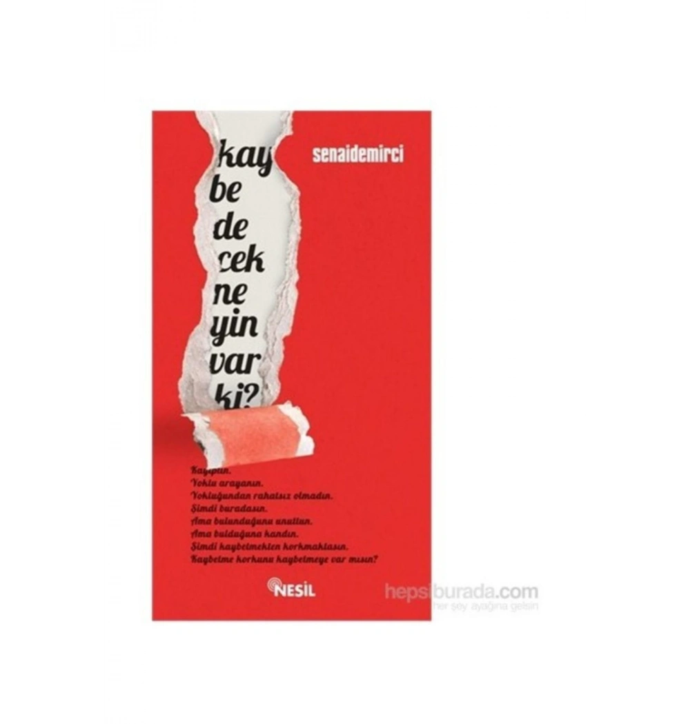 Kaybedecek Neyin Var. Senai Demirci