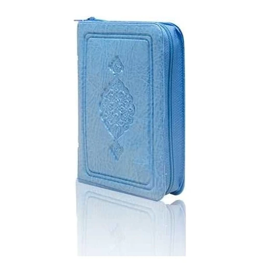 Hayrat Cep Mavi Kuranı Kerim Fermuarlı Kr0069
