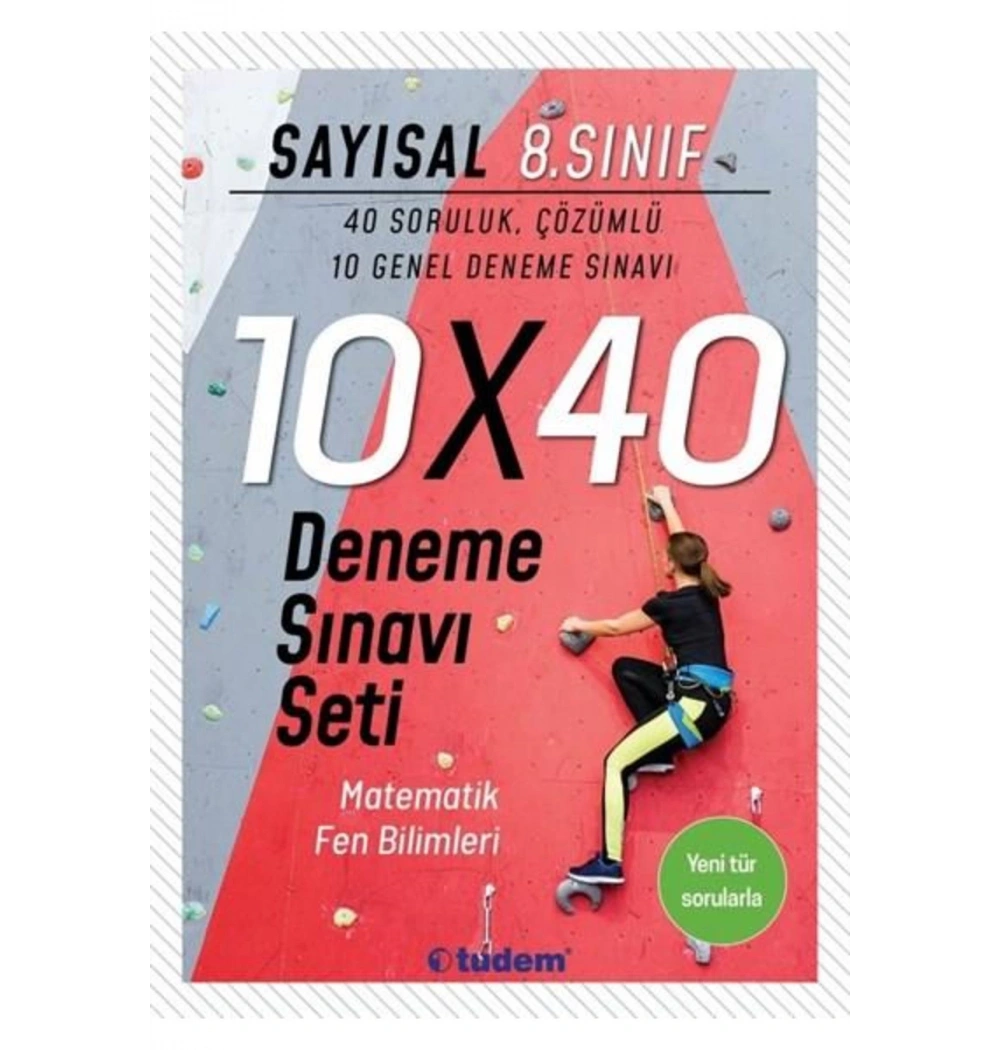 Tudem 8.Sınıf Sayısal 10X40 Deneme Sınavı Seti