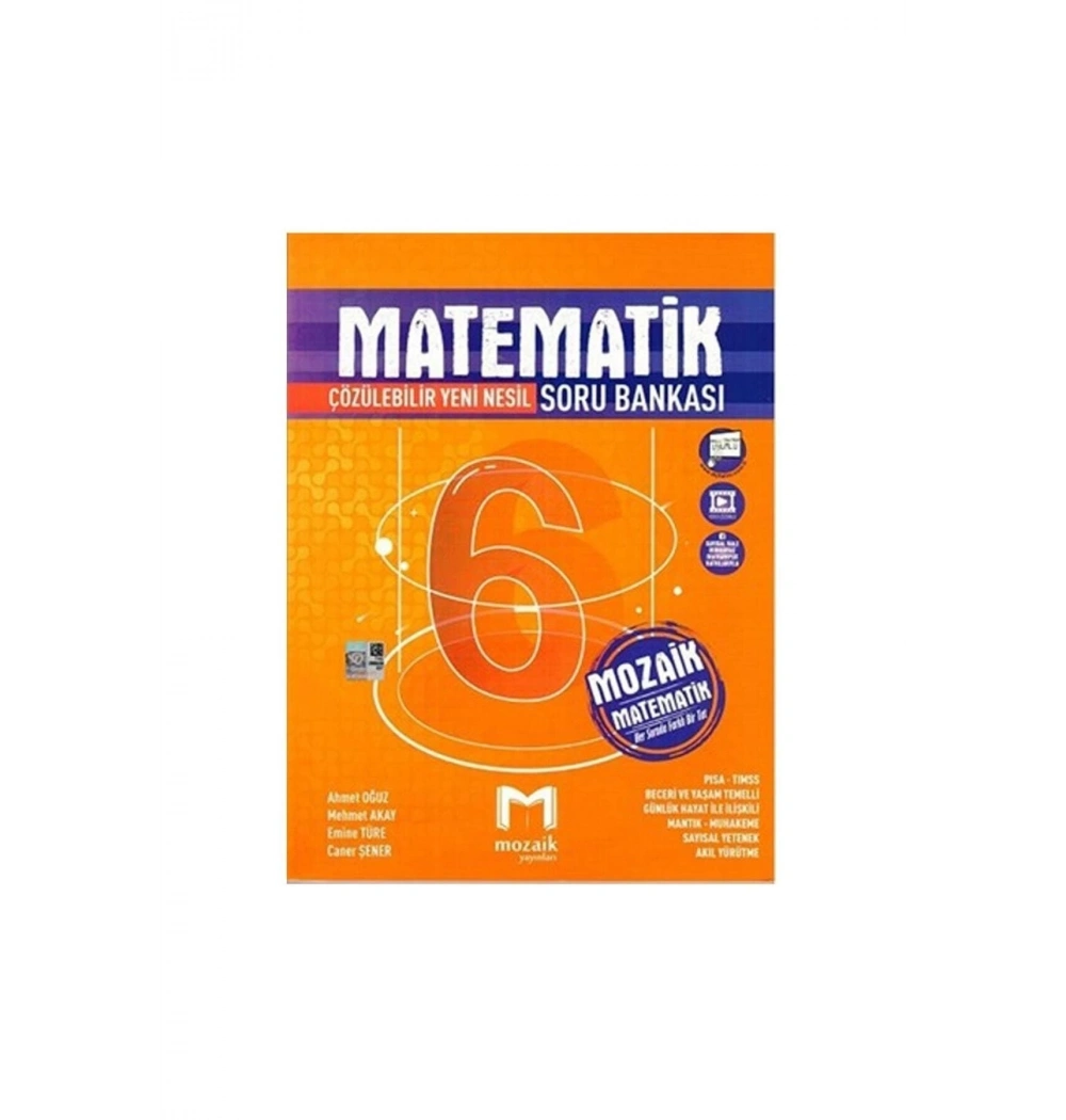 Mozaik 6.Sınıf Matematik Çözülebilir Yeni Nesil Soru Bankası