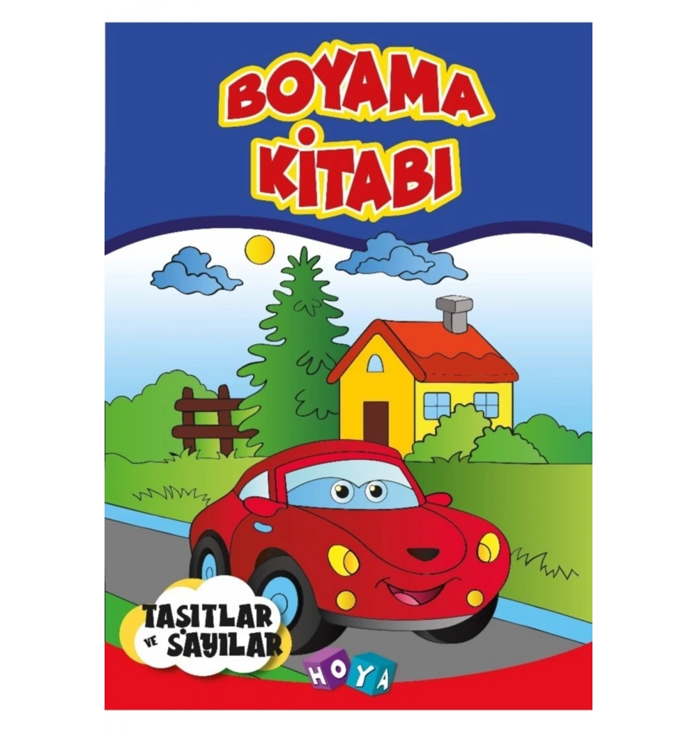 Boyama Kitabı Taşıtlar Sayılar Hoya
