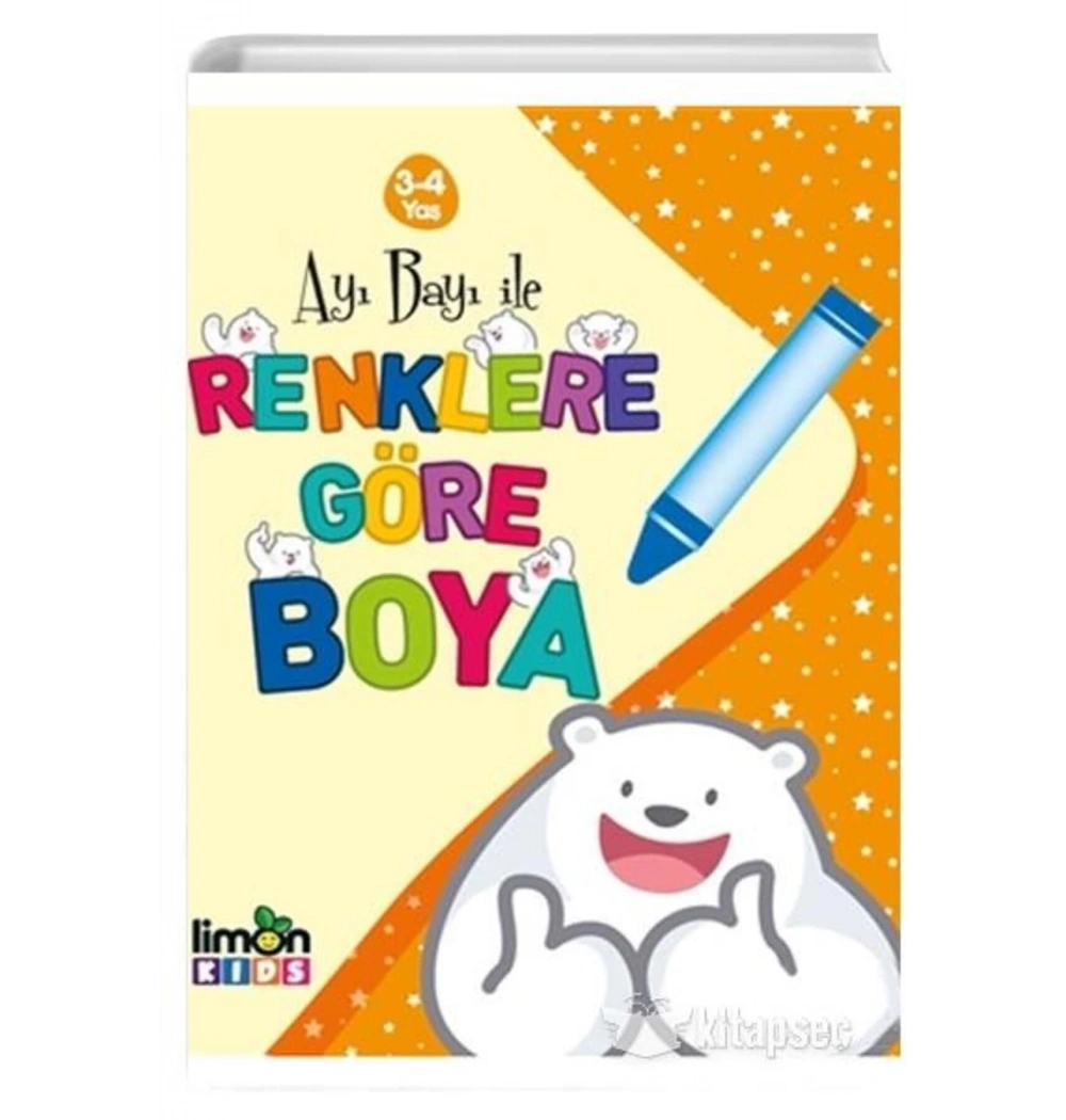 Ayı Bayı Renklere Göre Boya Limon Kids
