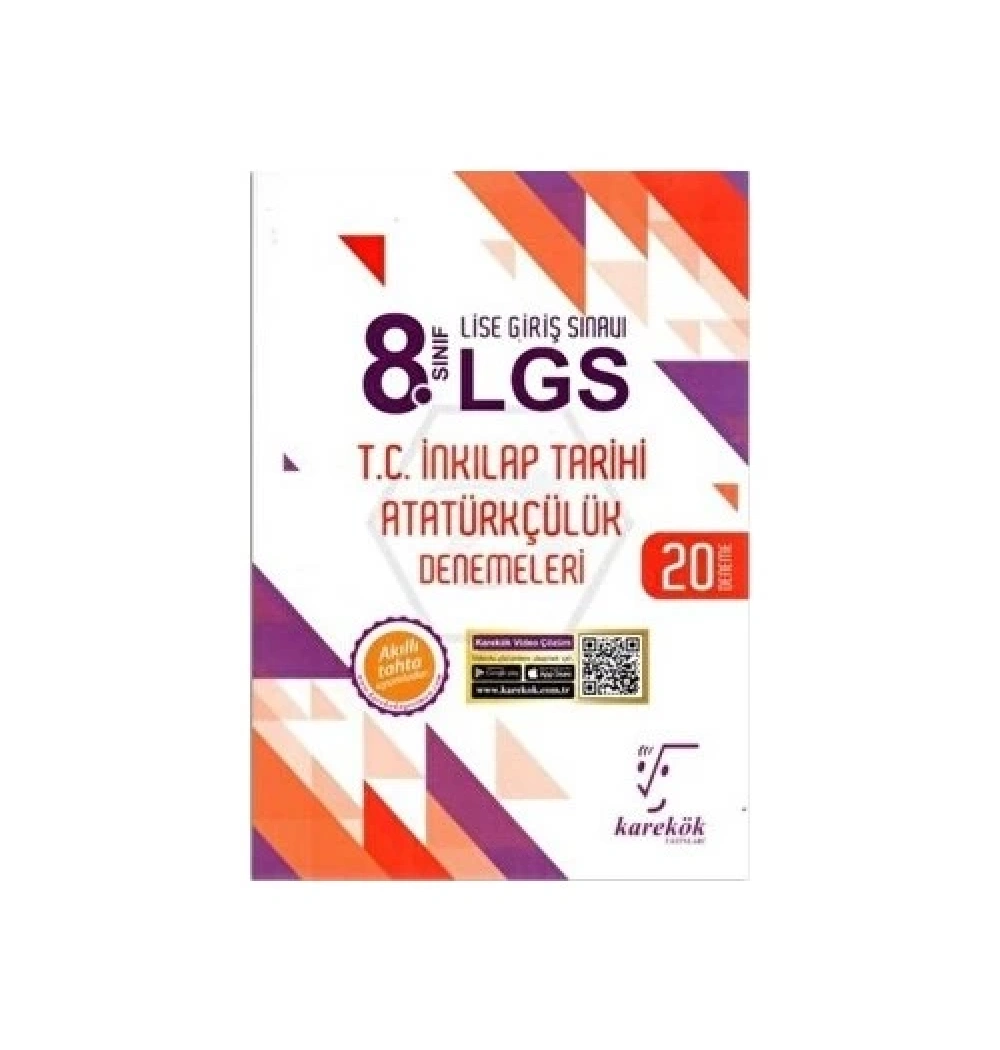 Karekök 8.Sınıf İnkilap Tarihi 20 Deneme