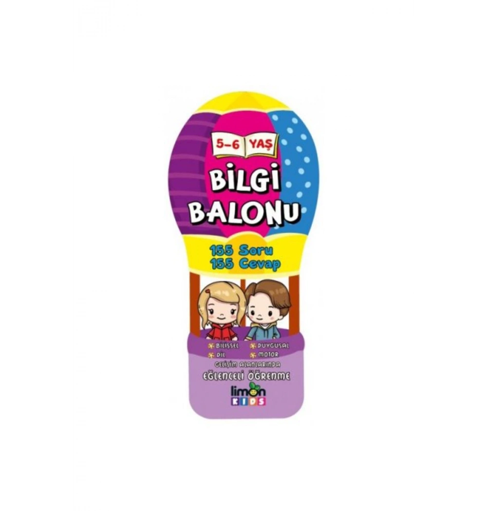 Bilgi Balonu 5-6 Yaş Kartela Limon Kids