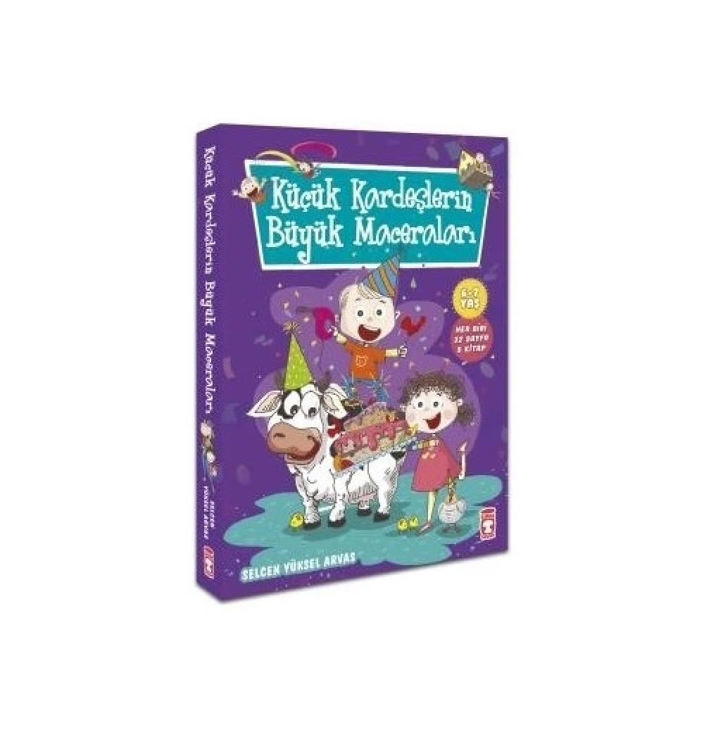 Küçük Kardeşlerin Büyük Maceraları 5 Kitap Set 6-7 Yaş Timaş Çocuk