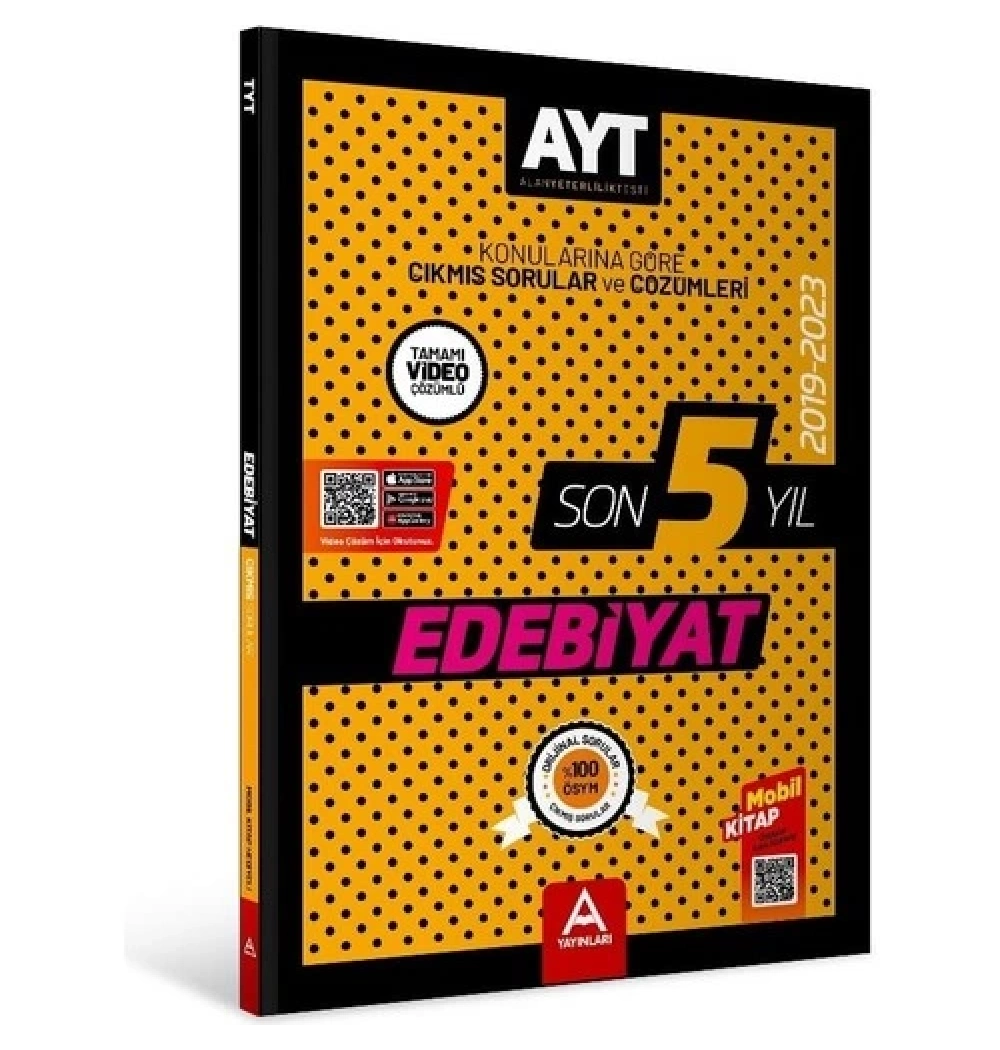 Ayt Edebiyat 2019-2023 Son 5 Yıl Çıkmış Sorular A Yayınları