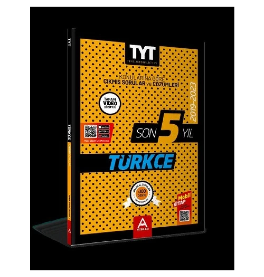 Tyt Türkçe 2019-2023 Son 5 Yıl Çıkmış Sorular A Yayınları