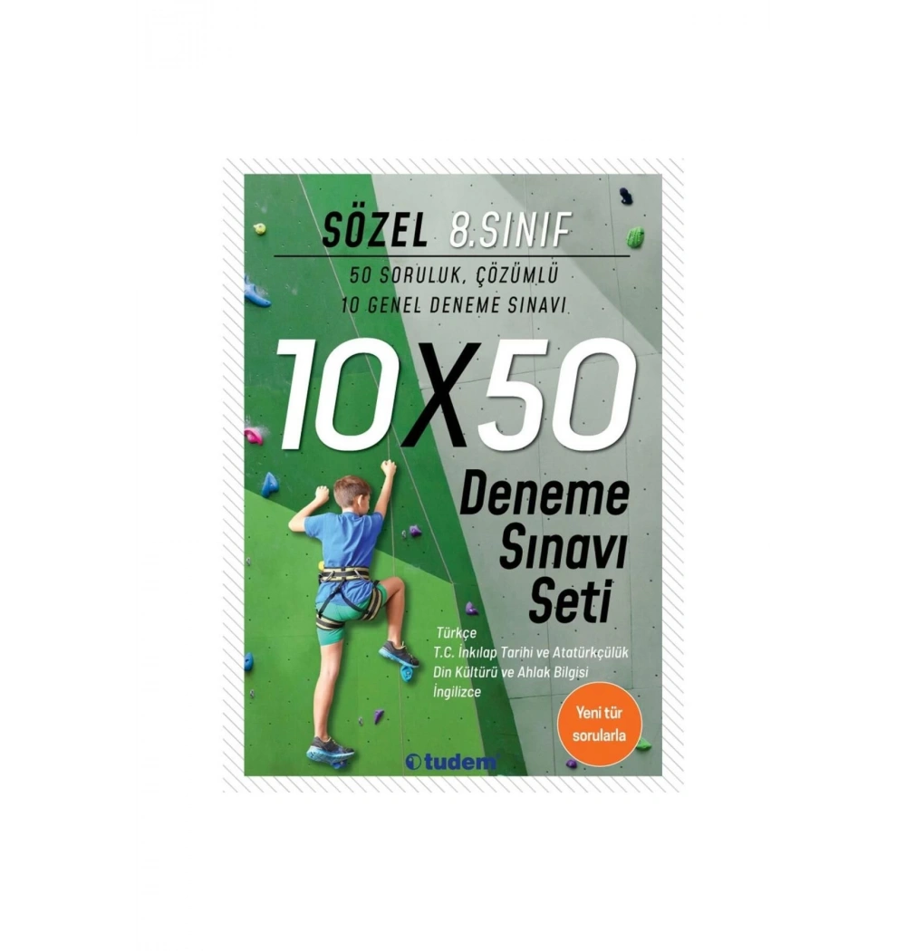Tudem 8.Sınıf Sözel 10X50 Deneme Sınavı Seti