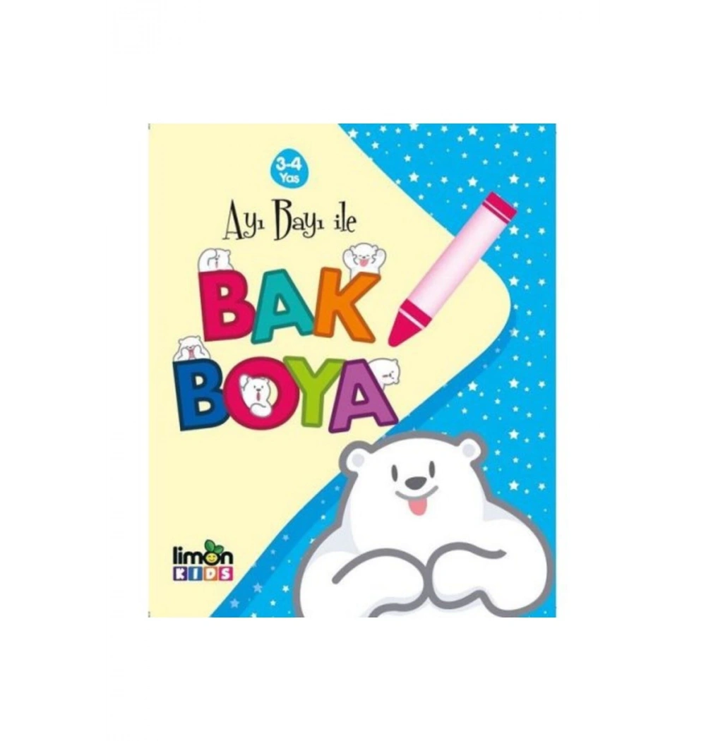Ayı Bayı Bak Boya Limon Kids